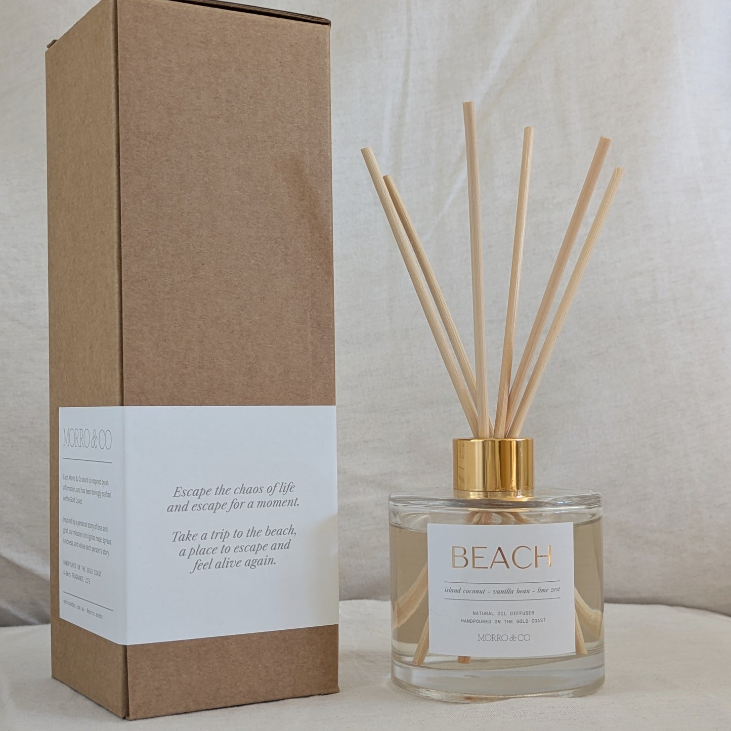 BEACH : island coconut + lime + vanilla