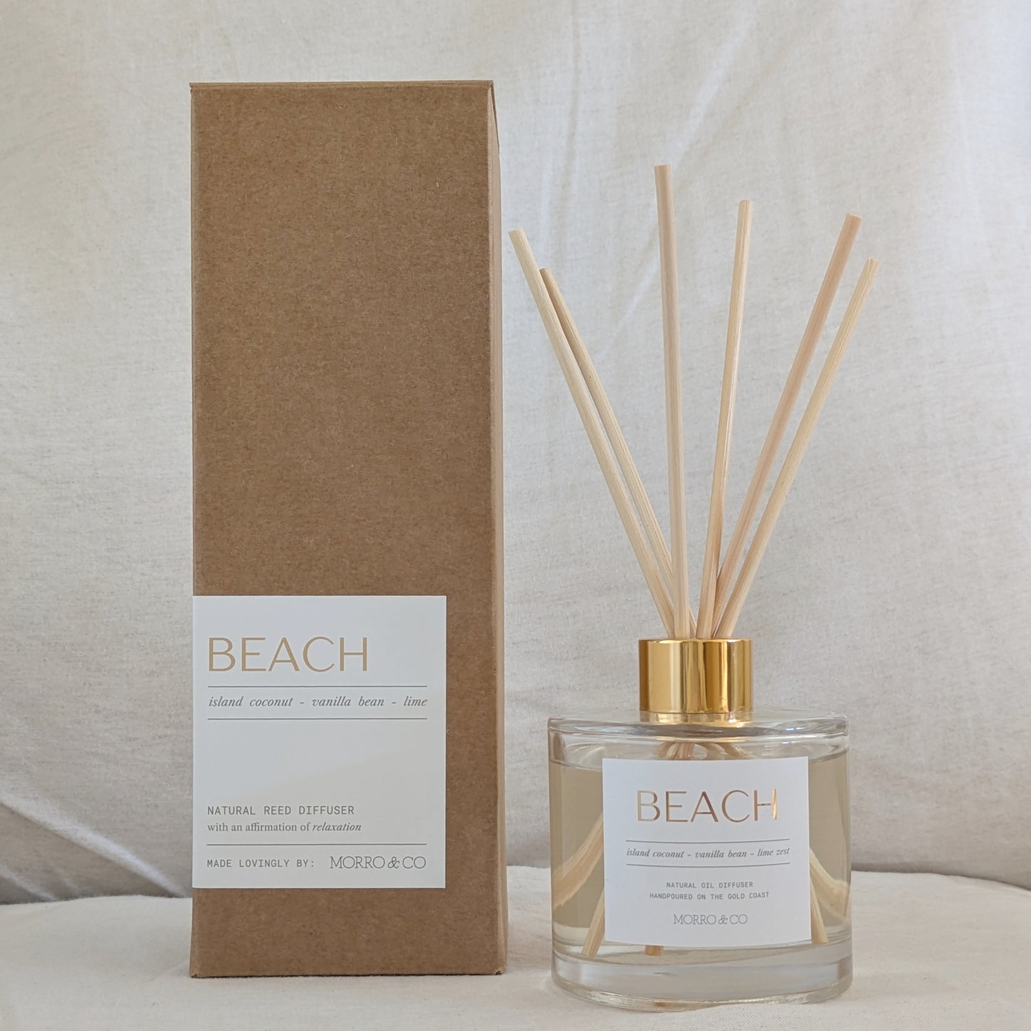 BEACH : island coconut + lime + vanilla