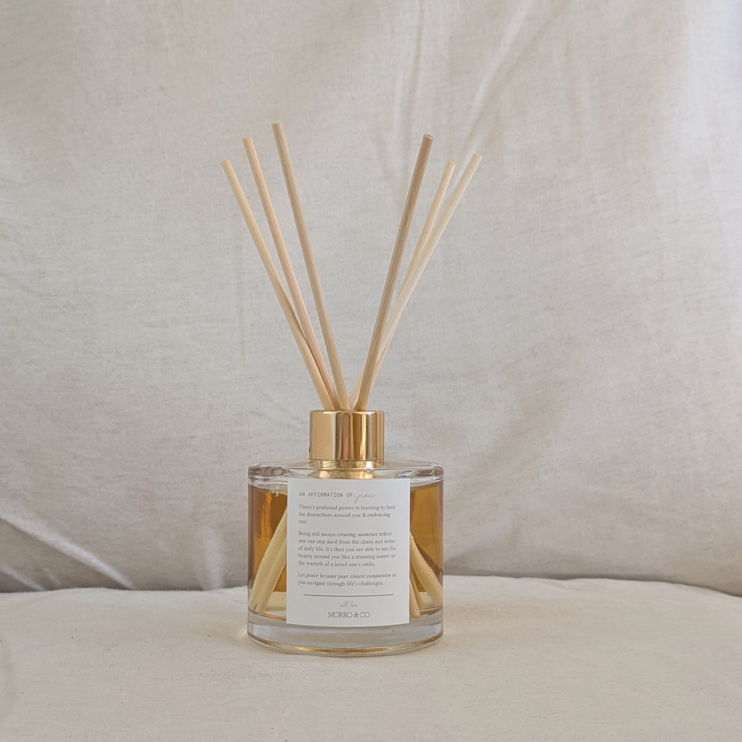 BE STILL : vanilla + burnt orange + spices