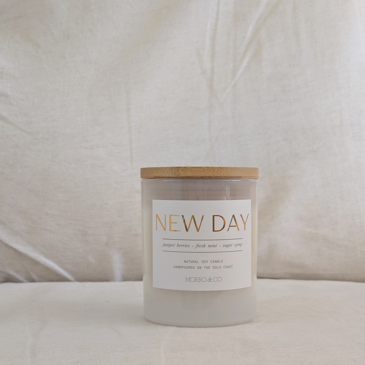 NEW DAY : mint + lime + juniper berries