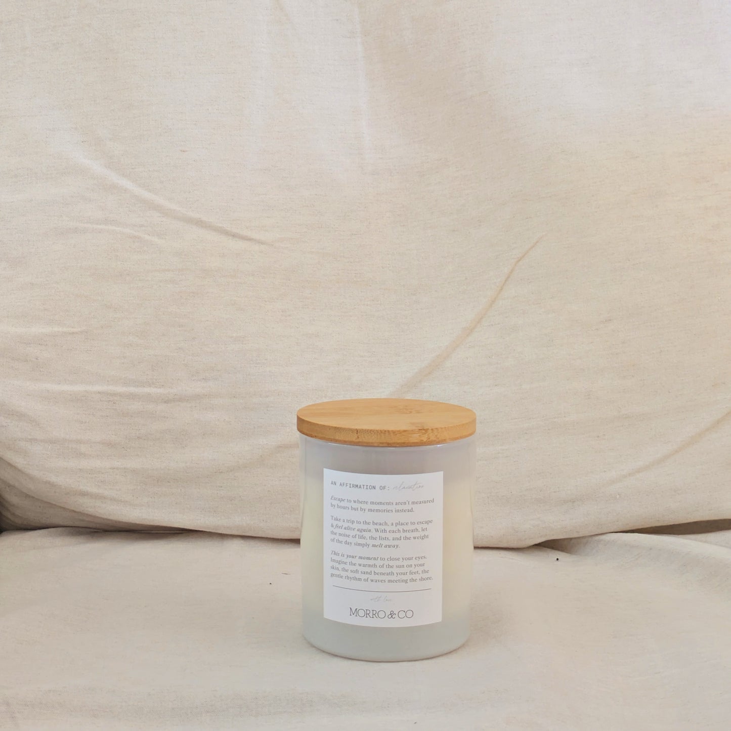 BEACH : island coconut + fresh lime + vanilla