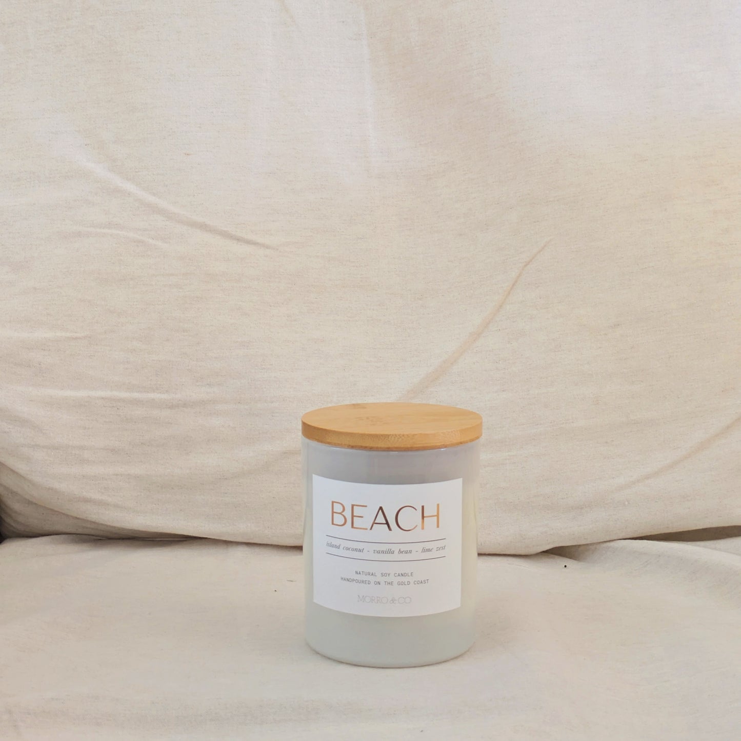 BEACH : island coconut + fresh lime + vanilla