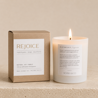 REJOICE : gratitude + joy