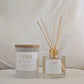 LOVE candle and diffuser