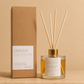 Morro & Co eco reed diffuser with packaging on a beige background