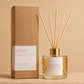 Morro & Co eco reed diffuser with packaging on a beige background