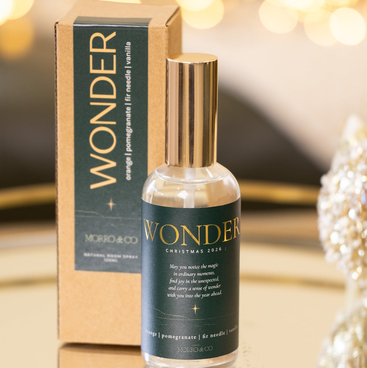 Morro & Co WONDER Natural Christmas Room Spray