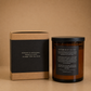 Morro & Co natural soy candle with an affirmation of conviction