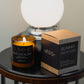 Morro & Co complete Men's Summit natural soy candle with affirmation
