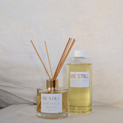 BE STILL : vanilla + burnt orange + spices