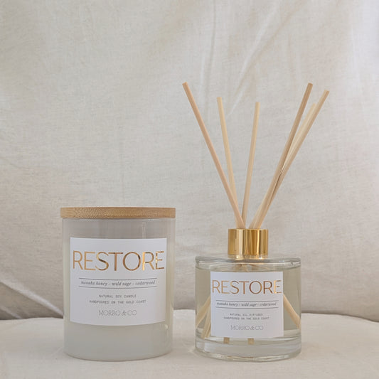 RESTORE : wild sage + cedar + manuka honey