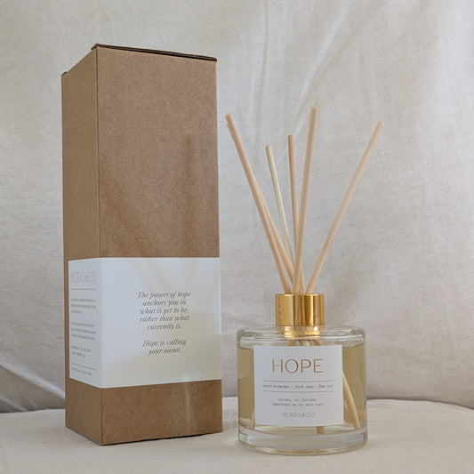 HOPE : ripe nectarines + fresh mint + lime