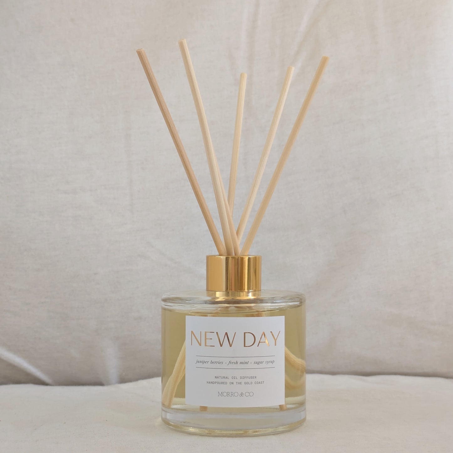 NEW DAY : mint + lime + juniper berries