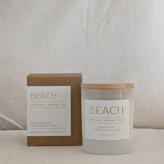 BEACH : island coconut + lime + vanilla