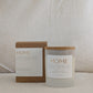 HOME : spiced pear + sweet plums + vanilla