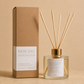Morro & Co NEW DAY eco reed diffuser with an uplifting affirmation