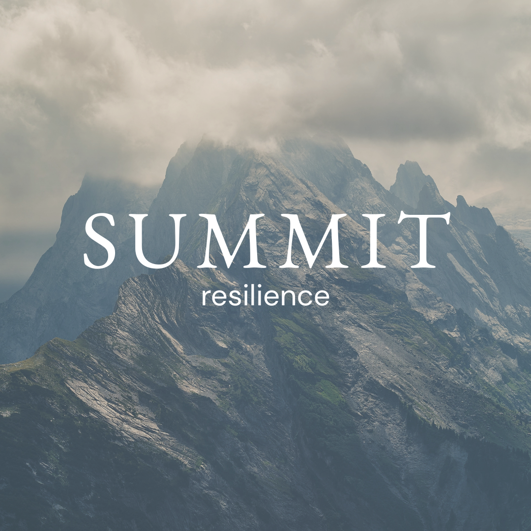 SUMMIT men's candle fragrance by Morro & Co, representing resilience against a mountain backdrop.